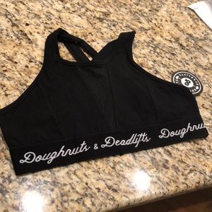 Doughnuts and Deadlifts Empower Boundless bra